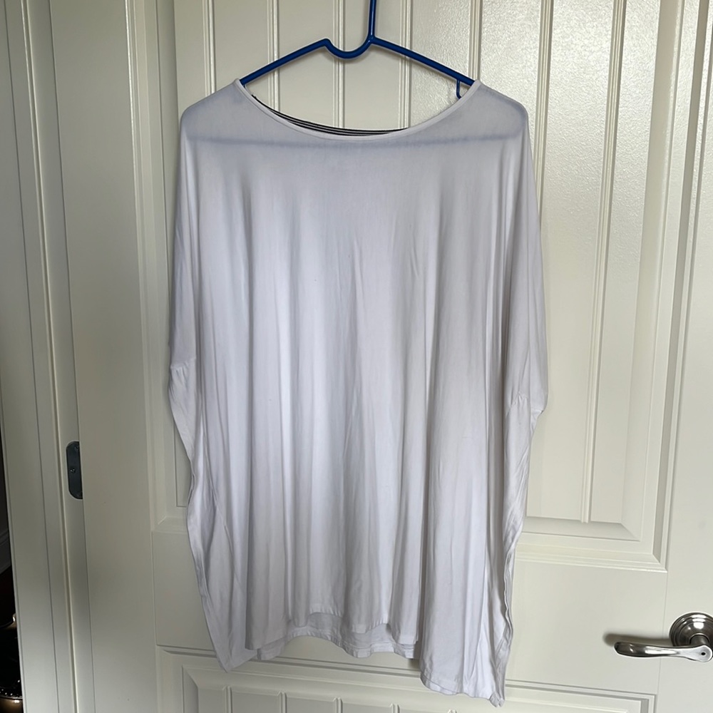 SOMA knit tunic with dolman sleeves EUC size L
